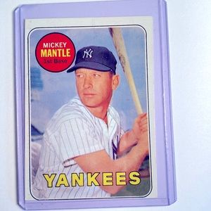 1969 Mickey Mantle Topps #500